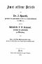 [Gutenberg 40261] • Zwei offene Briefe an Dr. J. Spaeth, Professor der Geburtshilfe an der k. k. Josefs-Akademie in Wien, und an Hofrath Dr. F. W. Scanzoni, Professor der Geburtshilfe zu Würzburg